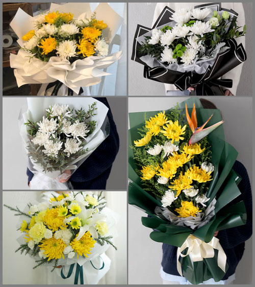 湖北随州市广水市蔡河镇杏仁山村白事花束代送